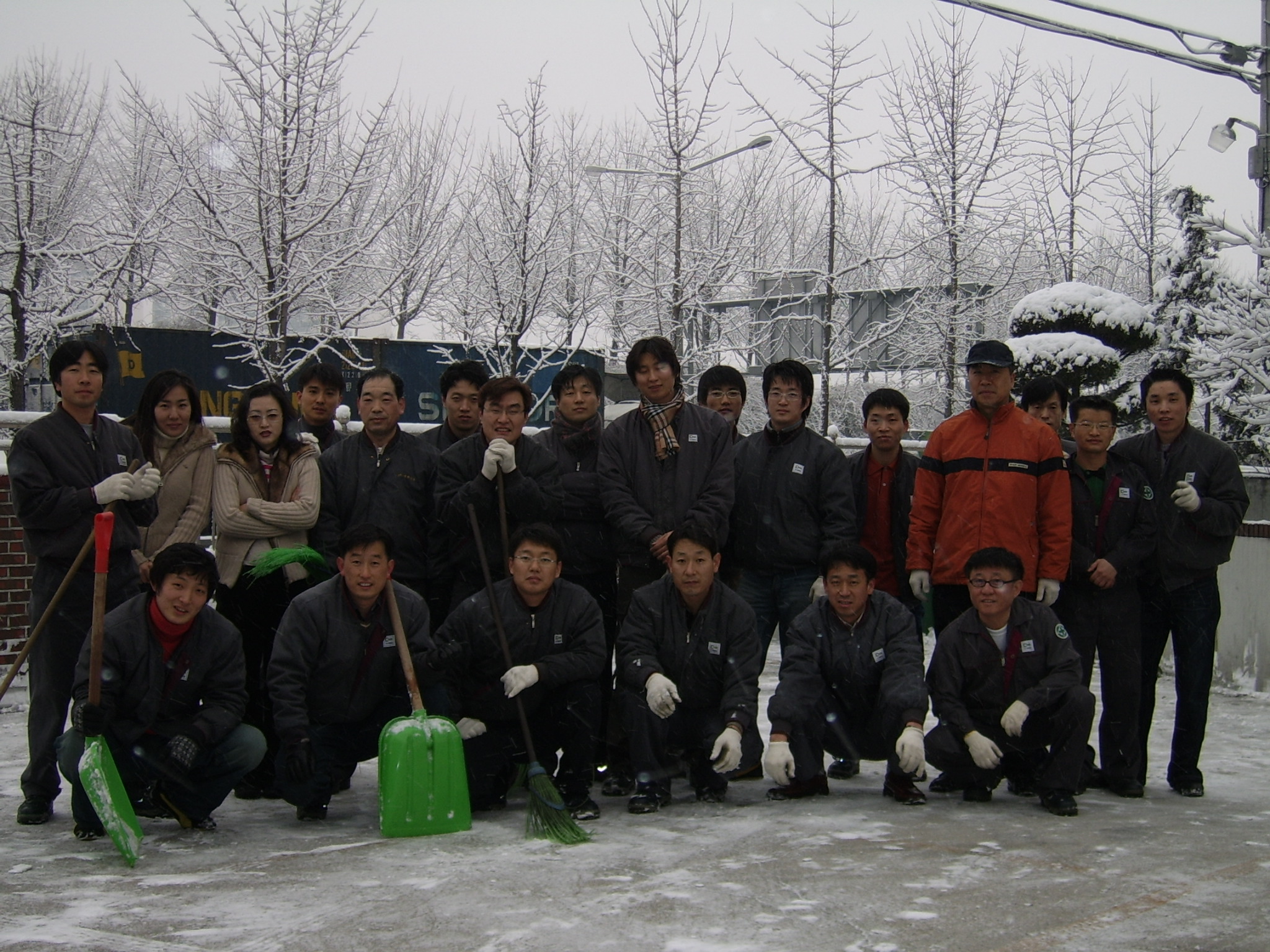 지난 겨울의 눈 이야기.