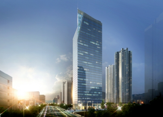 삼성메디슨 본사가 있는 강동구 오피스 이스트센트럴타워 [사진=삼성메디슨 제공]